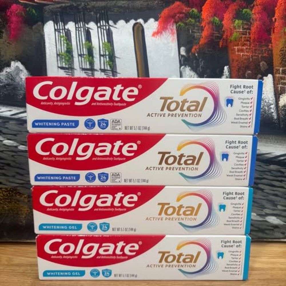 🦷 Colgate Total Toothpaste Bundle – 4 Pack
